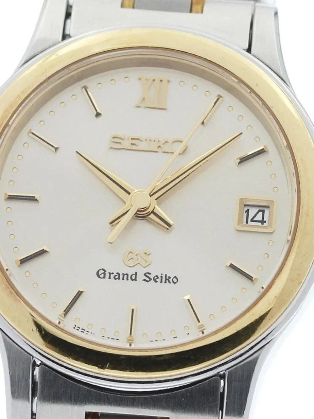 SEIKO Grand Seiko STGF014/4J52-0010 Date YG2 tone Quartz Ladies Watch_967508